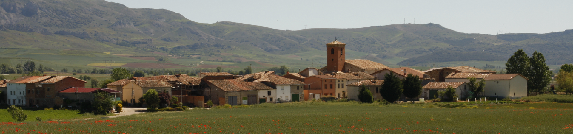 Vista del pueblo desde el campo