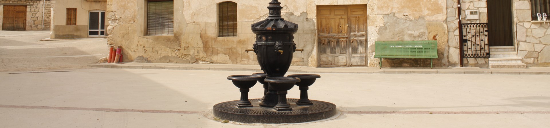 Fotografía de una fuente