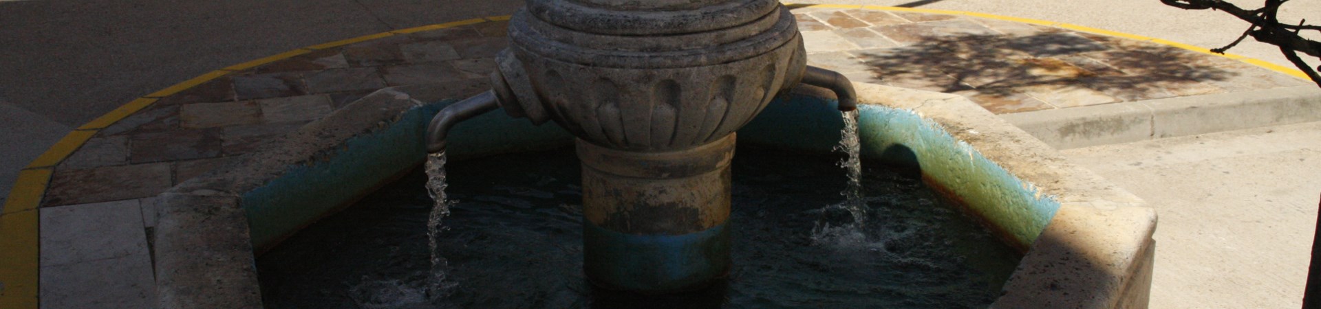 Fotografía de una fuente